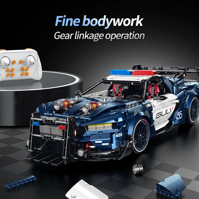 GULY 10655 Interceptor – Polizei-Sportwagen Static | 3.975 Teile