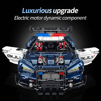 GULY 10655 Interceptor – Polizei-Sportwagen Static | 3.975 Teile