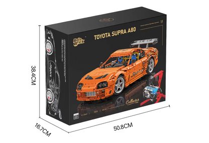 Bole Brick Toyota Supra A80 (MK4) – 4.508 Teile im Maßstab 1:8 | offiziell lizenziert