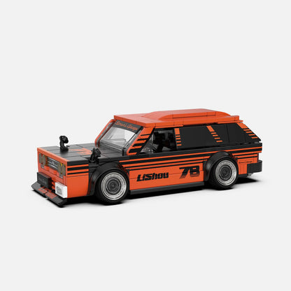 PB8862 Datsun 510 Wagon JDM Klemmbaustein Modellauto | Siman’s Garage Edition mit Displaybox