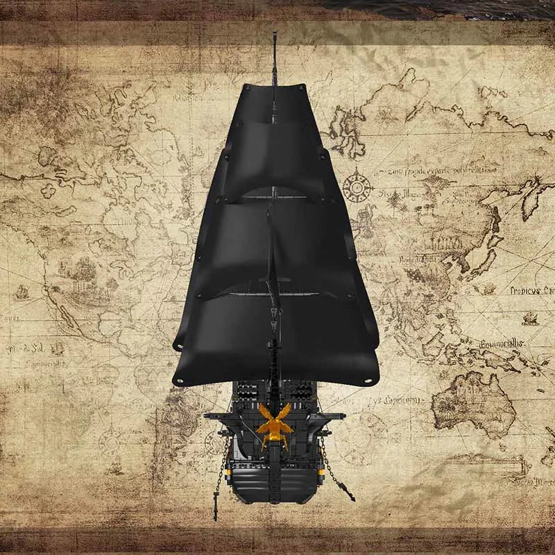 Mould King Black Pearl II 13186 Piratenschiff Klemmbaustein-Set | 4.793 Teile