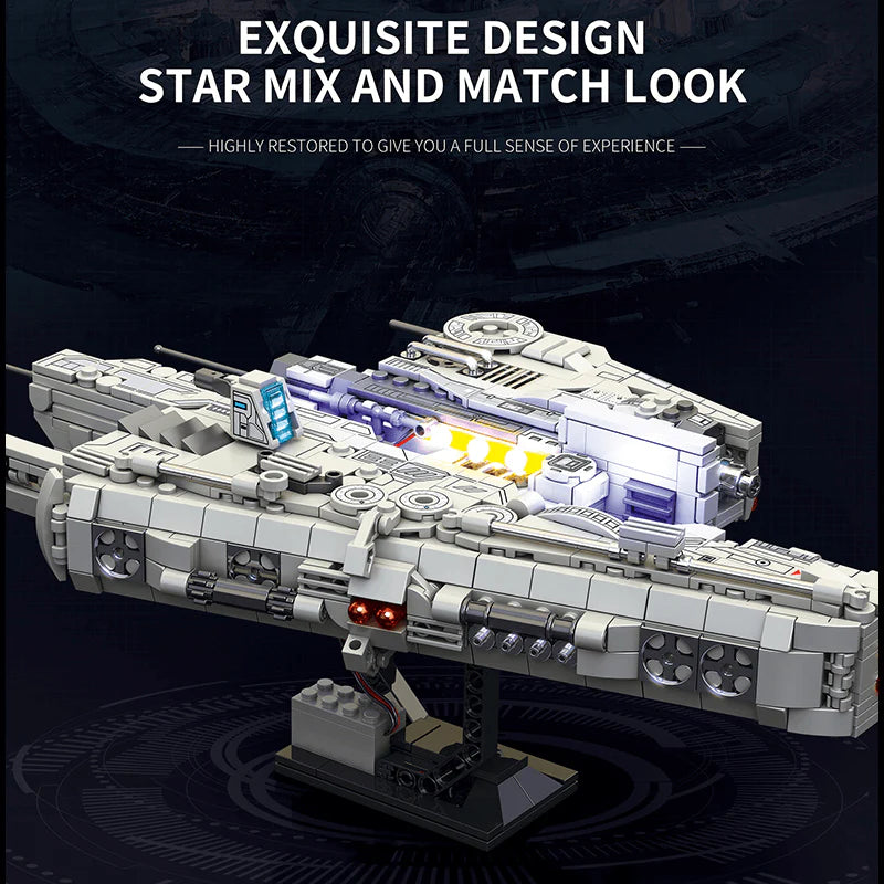 Reobrix 786 Lagrange B192 Heavy Attack Aircraft – Technic-Klemmbaustein-Set mit 800+ Teilen, futuristisches Kampfflugzeug-Modell