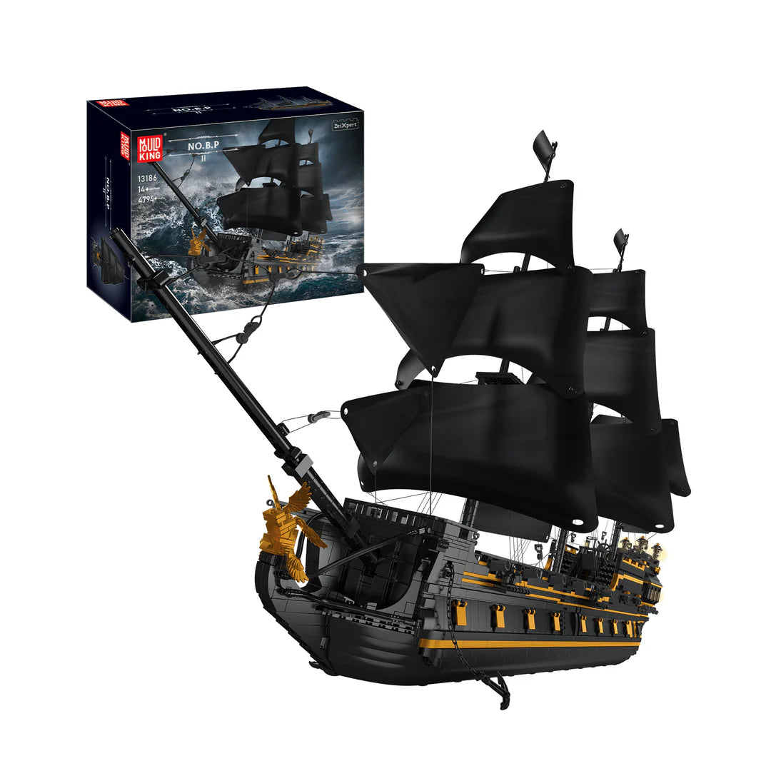 Mould King Black Pearl II 13186 Piratenschiff Klemmbaustein-Set | 4.793 Teile
