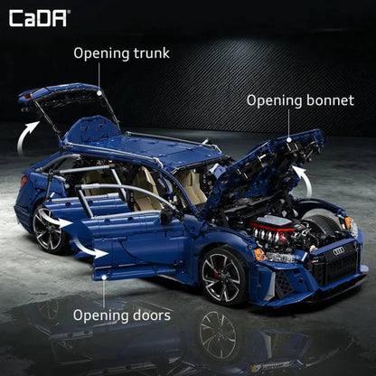 CaDA Audi RS6 Avant C61515W 1:8 | 4.663 Teile