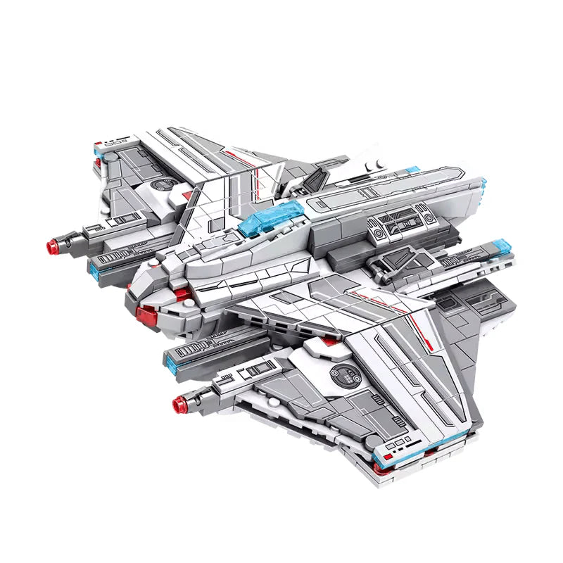 Reobrix 787 Lagrange MQ-25 Stingray Torpedo Bomber – 846 Teile Weltraum-Technic-Klemmbaustein-Set