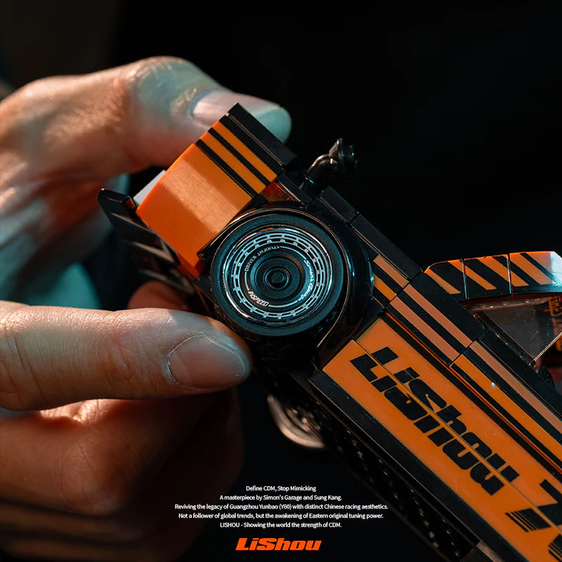 PB8862 Datsun 510 Wagon JDM Klemmbaustein Modellauto | Siman’s Garage Edition mit Displaybox