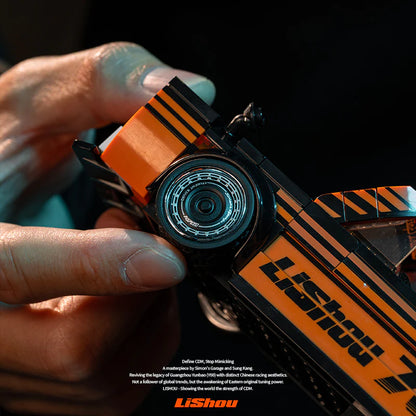 PB8862 Datsun 510 Wagon JDM Klemmbaustein Modellauto | Siman’s Garage Edition mit Displaybox