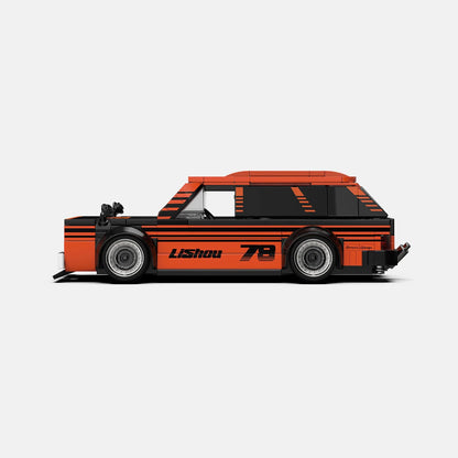 PB8862 Datsun 510 Wagon JDM Klemmbaustein Modellauto | Siman’s Garage Edition mit Displaybox