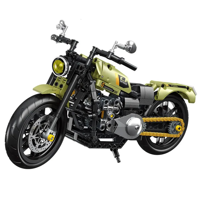 Forange FC9303 Technic Engine-Morph Motorcycle – 2-in-1 Technic-Bausatz, Motorrad & Roboter, 600+ Teile