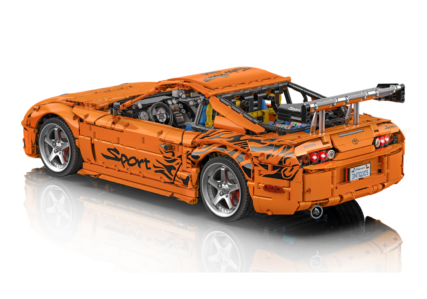 Bole Brick Toyota Supra A80 (MK4) – 4.508 Teile im Maßstab 1:8 | offiziell lizenziert