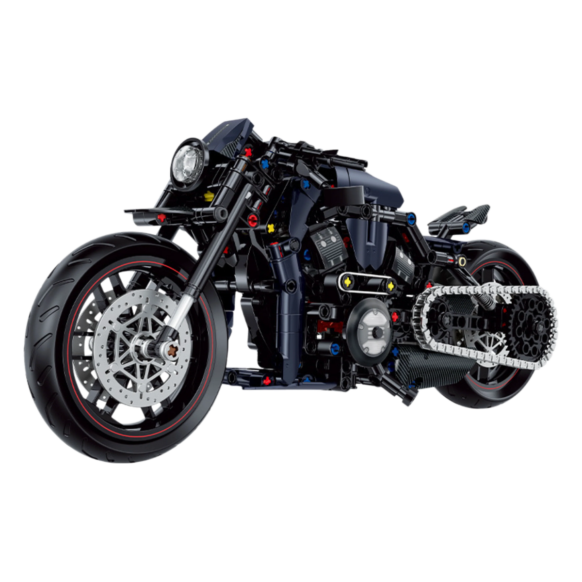 GULY 60517 Deadwind V-Twin – Cruiser Motorrad 1:8 | 562 Teile