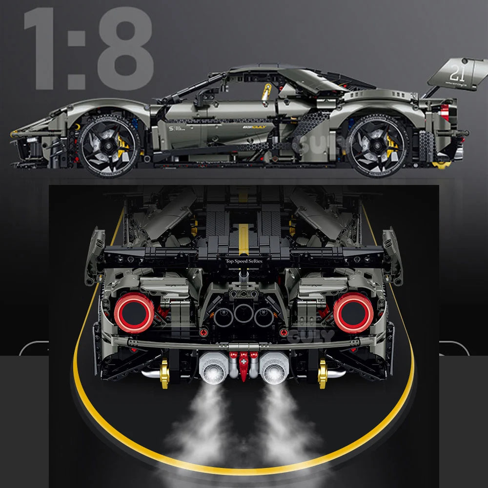 Guly GT Mansory Supercar 10651 | Supercar Klemmbaustein-Set | Static Set