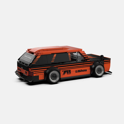 PB8862 Datsun 510 Wagon JDM Klemmbaustein Modellauto | Siman’s Garage Edition mit Displaybox