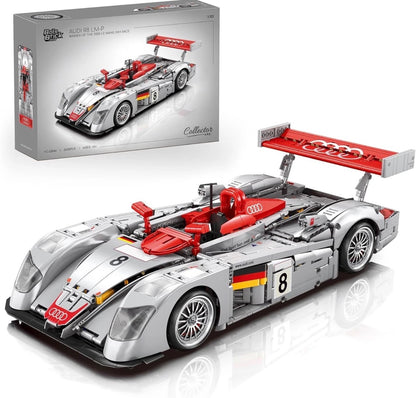 Baka Bole Brick Audi R8 LM RC-Technik-Set (2426 Teile) – Klemmbaustein-Modell mit Fernsteuerung & Detaillierter Konstruktion