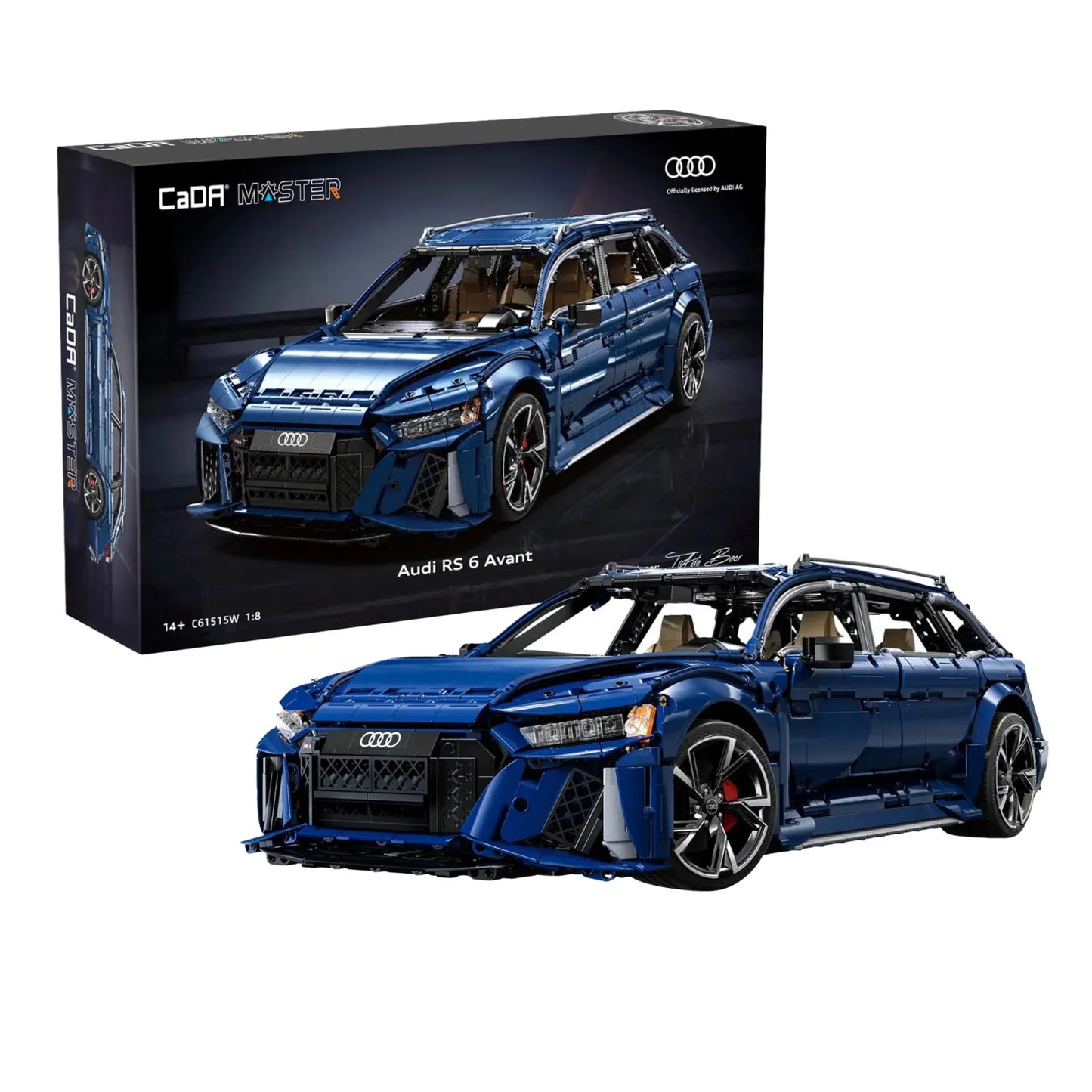 CaDA Audi RS6 Avant C61515W 1:8 | 4.663 Teile