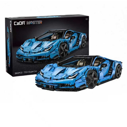 Cada C61041W Italienisches Supercar 3842 Teile – Klemmbausteinset Technik-Supersportwagen
