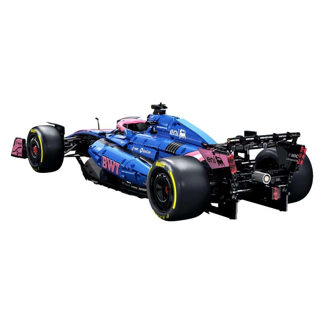 CaDA BWT Alpine F1 Team A525 C64012W – Formel 1 Klemmbaustein Modellauto 1:8 mit 2173 Teilen