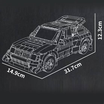 Mould King 10272 – 205 T16 EVO 2 Classic Rally Car | 1.477 Teile