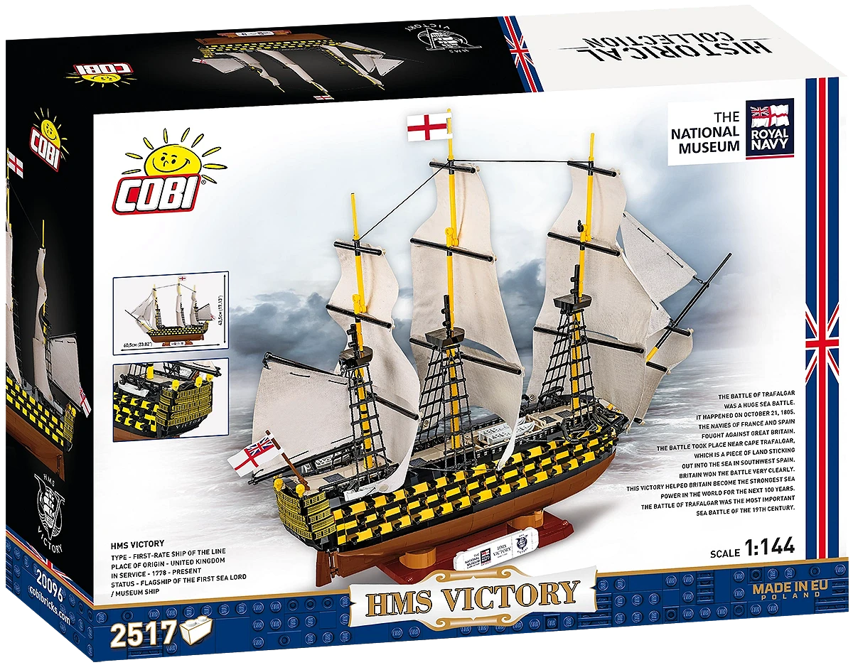 COBI HMS Victory (20096) – 2517 Teile Segelschiff 1:144 | Trafalgar 1805 Klemmbausteine