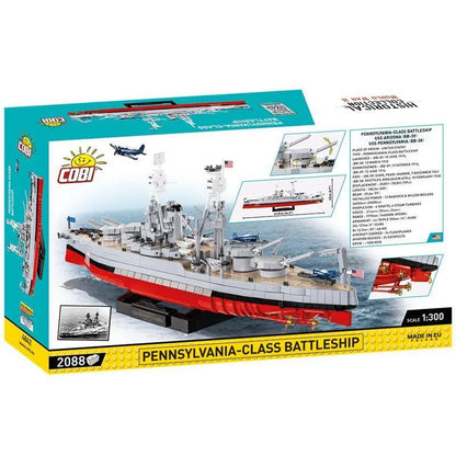 COBI USS Pennsylvania / USS Arizona Executive Edition (4842) – 2in1 Schlachtschiff 1:300 | 2088 Teile