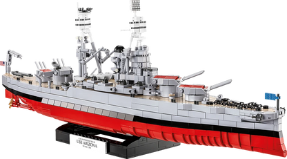 COBI USS Arizona BB-39 4843 – Schlachtschiff 1:300 mit 2.046 Teilen | Historisches Klemmbaustein-Modell