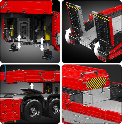 Mould King 19015T Pneumatik-Trailer – RC Auflieger mit 3.399 Teilen