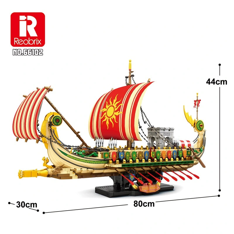 Reobrix 66102 Griechisches Kriegsschiff – 2.982 Teile