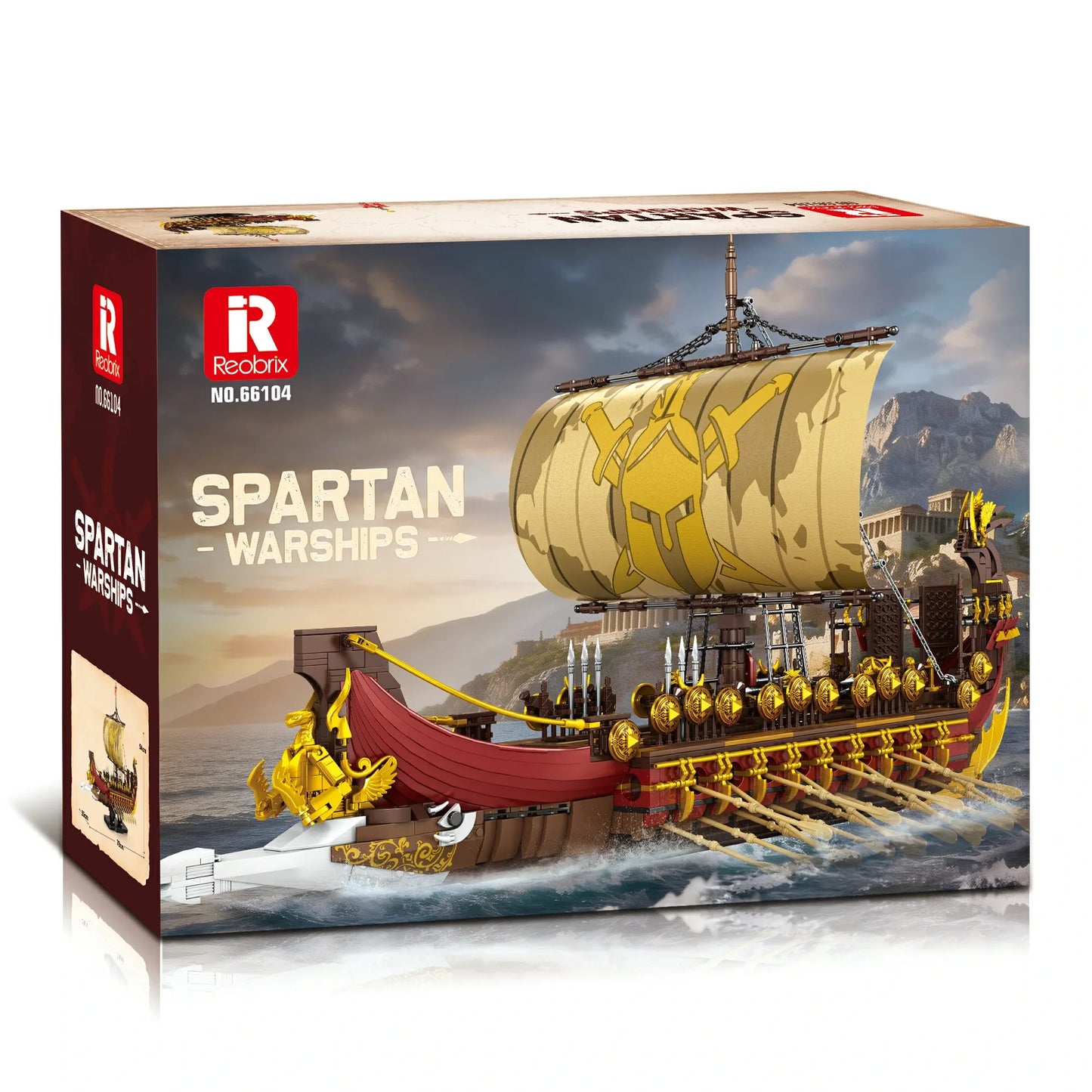 Reobrix 66104 Spartanisches Kriegsschiff – 3.043 Teile