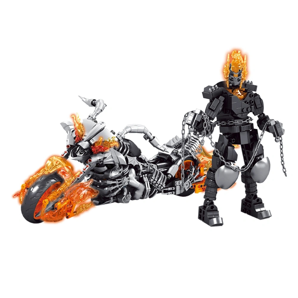 XJD Small Angle JD102 Ghost Knight Motorrad – 1.436 Teile