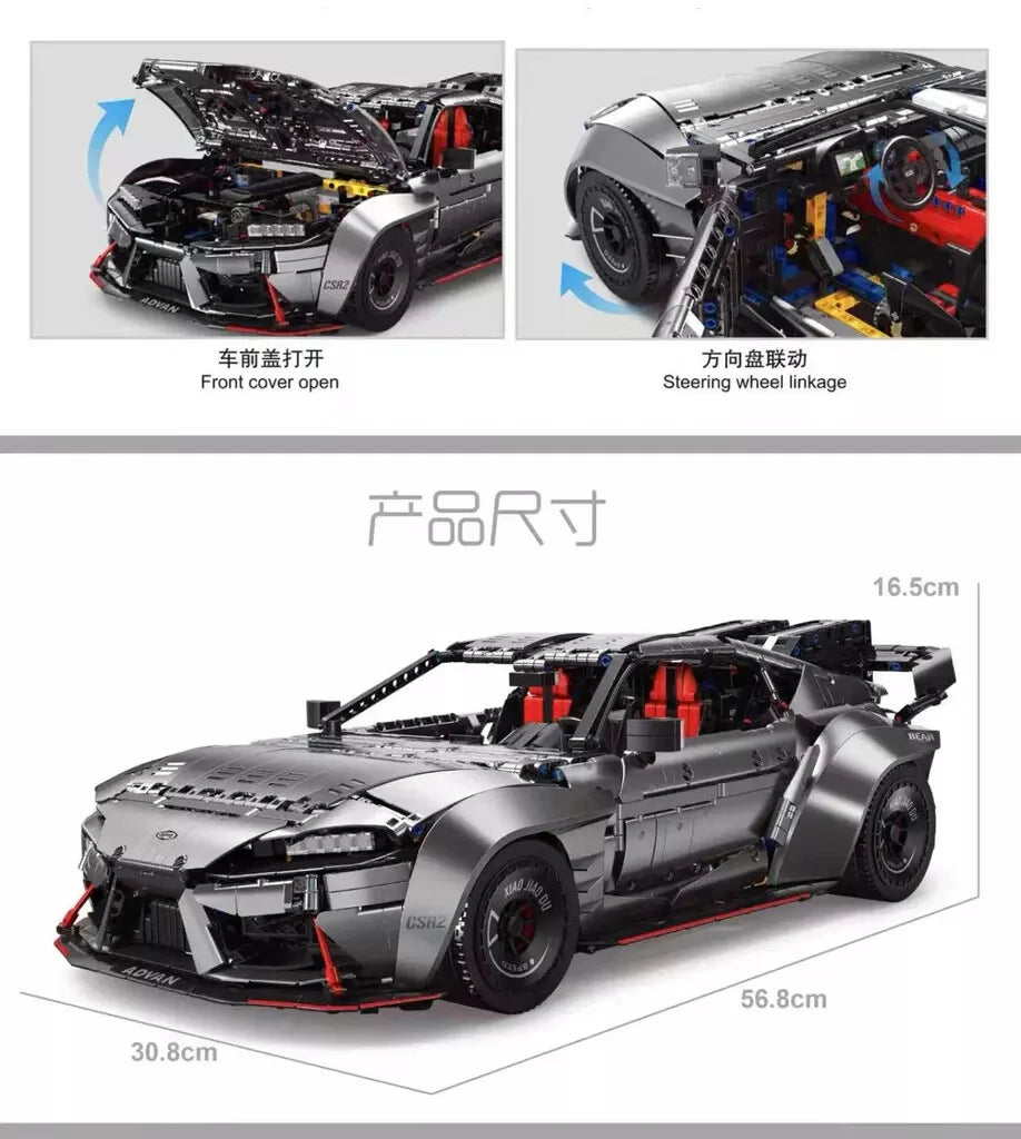 XJD Small Angle JD019 Supercar 1:8 – 4.399 Teile
