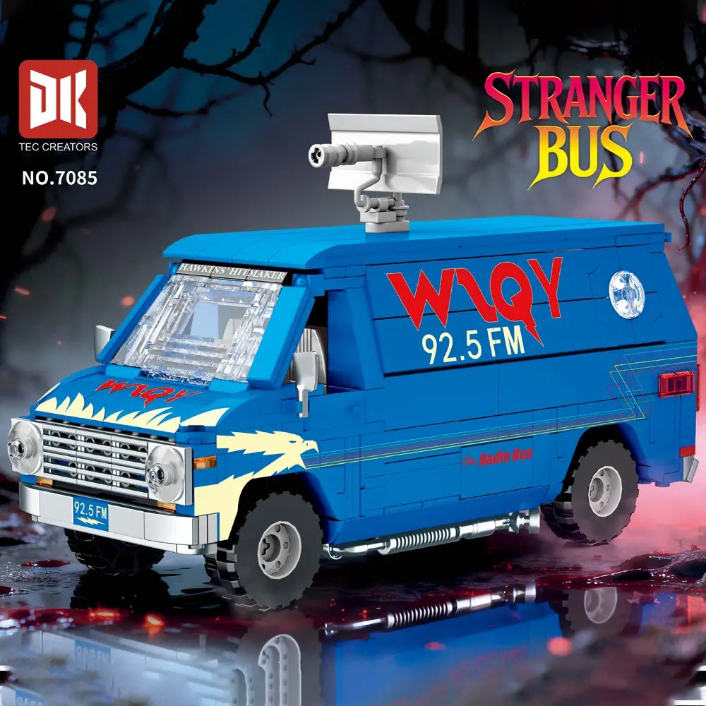 DK 7085 Stranger Bus – Radio-Van Klemmbaustein-Set, 730 Teile