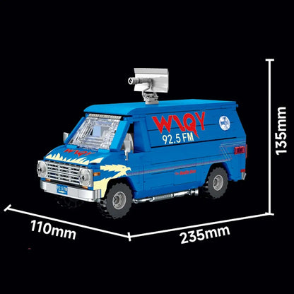 DK 7085 Stranger Bus – Radio-Van Klemmbaustein-Set, 730 Teile