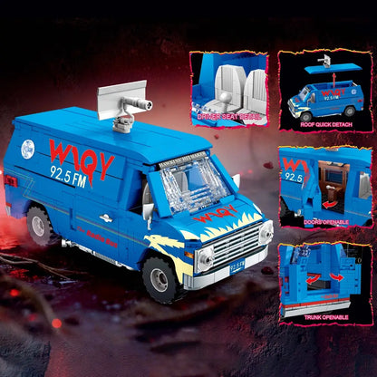 DK 7085 Stranger Bus – Radio-Van Klemmbaustein-Set, 730 Teile