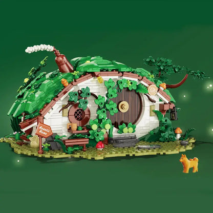 DK 6031 Dwarf Cabin – Zwergenhaus mit Beleuchtung, 1.088 Teile
