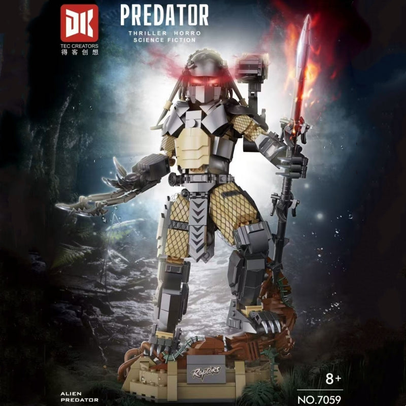 DK 7059 Alien Raptor – Sci-Fi-Kreatur Klemmbaustein-Set, 978 Teile