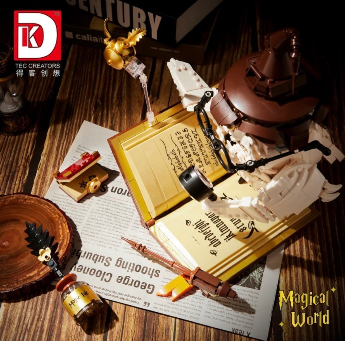 DK 7037 Magical World – Zaubereule mit Beleuchtung, 1.162 Teile