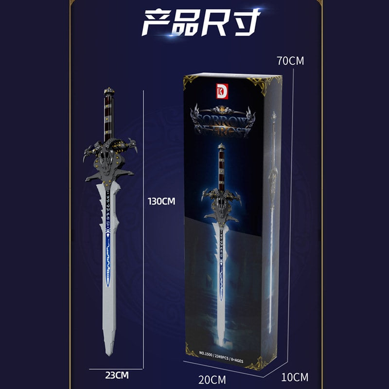 DK 1500 Frostmourne – Schwert des Lich Kings | 2.349+ Teile