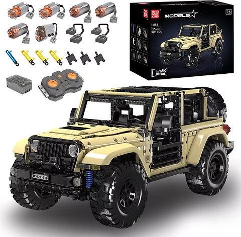 Mould King 13184 Rubicon Wrangler RC | 3.621 Teile