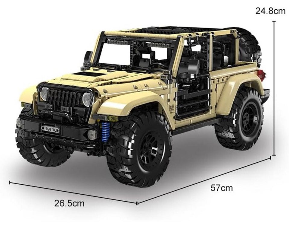 Mould King 13184 Rubicon Wrangler RC | 3.621 Teile