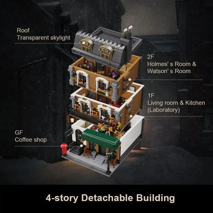 PANTASY 85014 Sherlock Holmes Baker Street 221B Apartment – 3.087 Teile