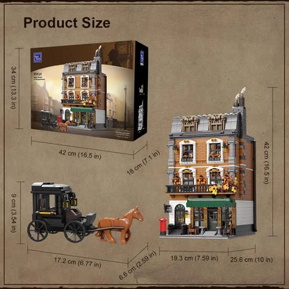 PANTASY 85014 Sherlock Holmes Baker Street 221B Apartment – 3.087 Teile