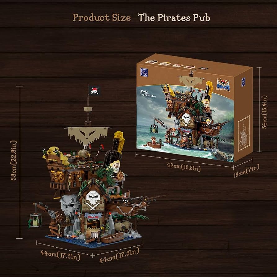 PANTASY 85022 The Pirates Pub – Piraten-Taverne – 2.800 Teile