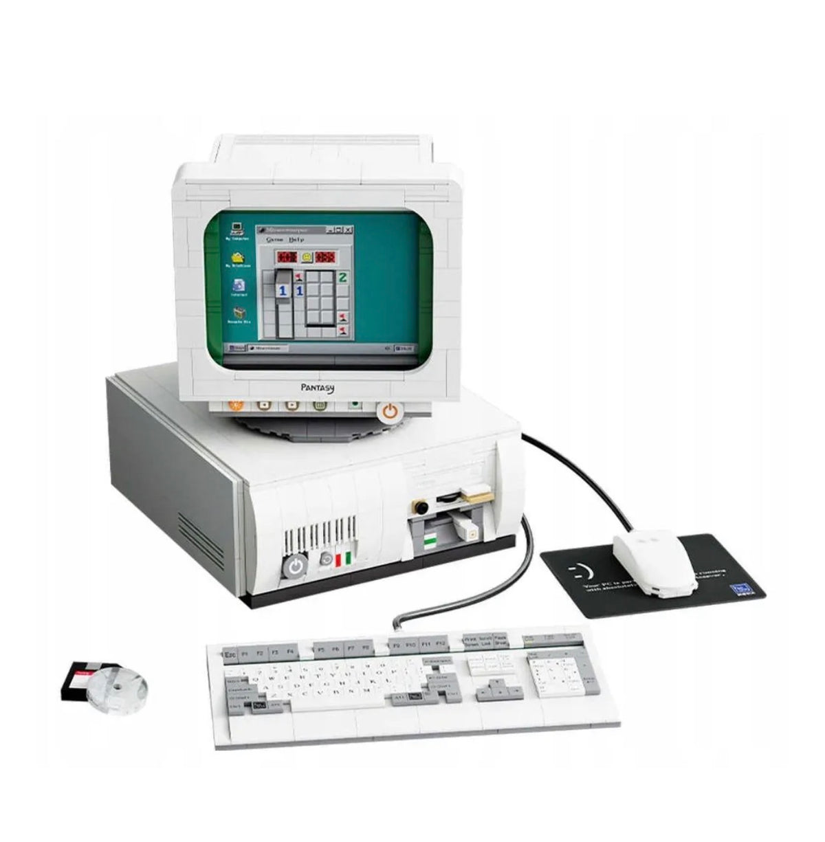 PANTASY 85005 Retro 90s PC – Retro Computer – 1.634 Teile