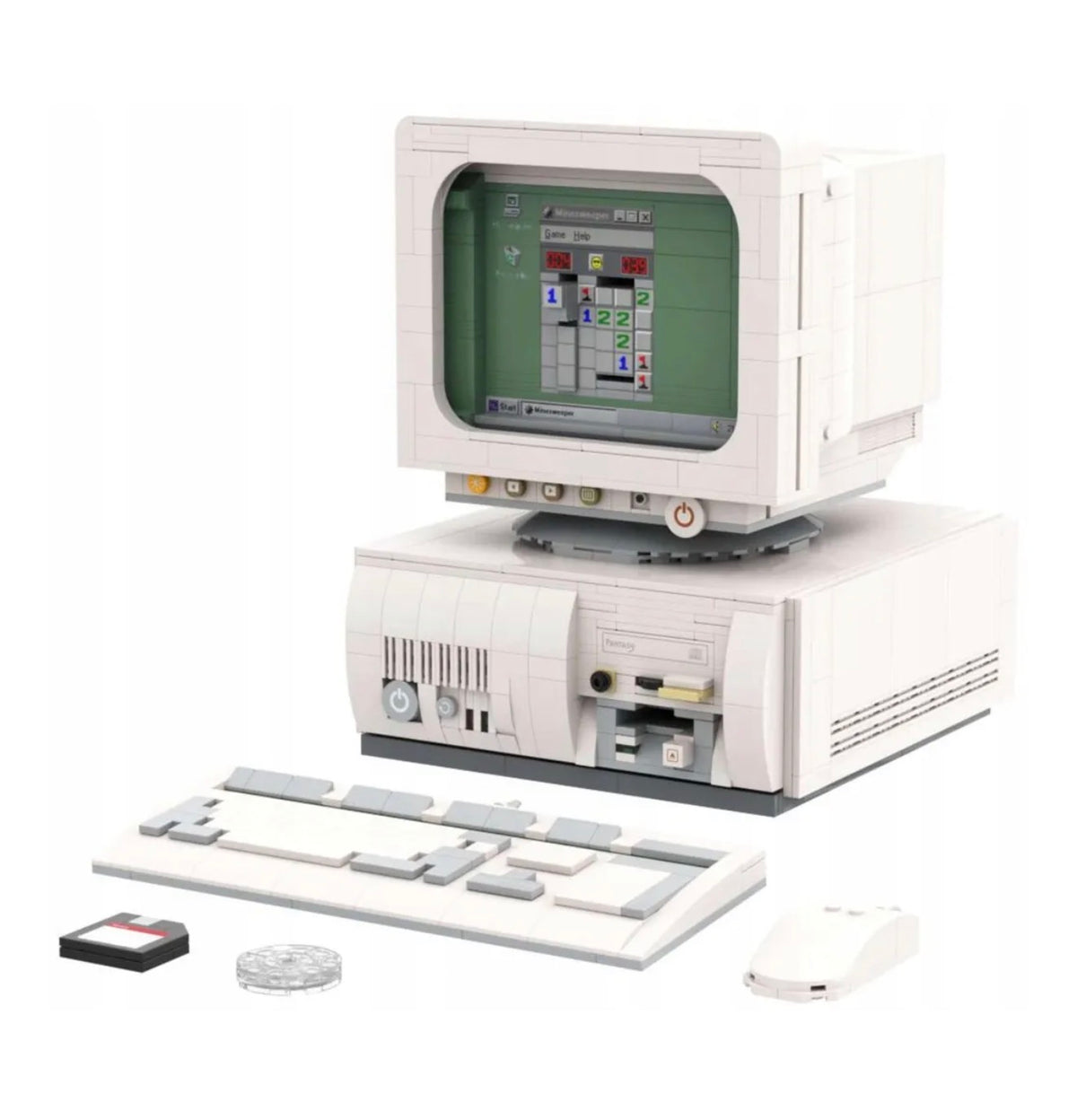 PANTASY 85005 Retro 90s PC – Retro Computer – 1.634 Teile