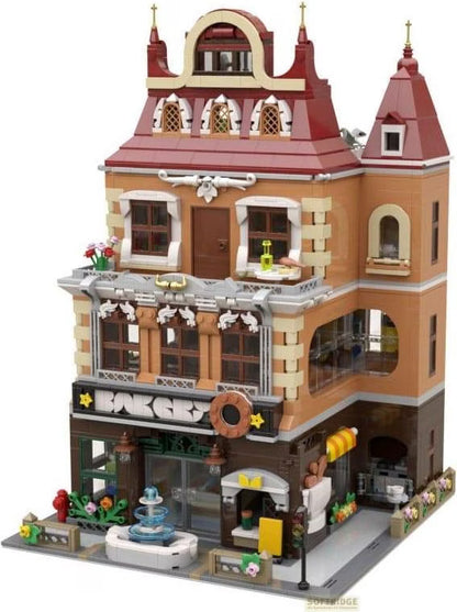 PANTASY 85013 Bakery Bäckerei – Modular Building – 3.087 Teile