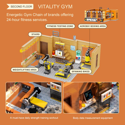 PANTASY 85013 Bakery Bäckerei – Modular Building – 3.087 Teile