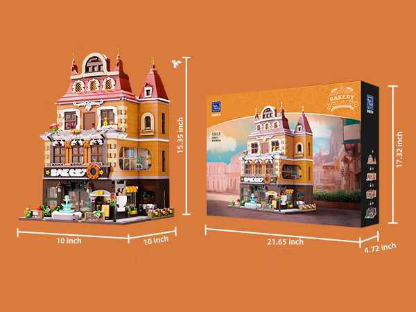 PANTASY 85013 Bakery Bäckerei – Modular Building – 3.087 Teile