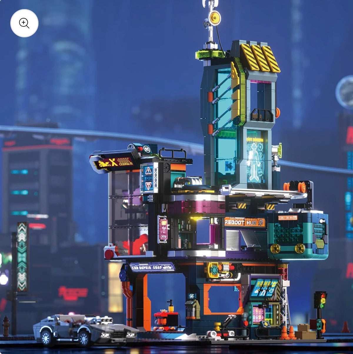 IAMBRICK Cyber Repair City – 2.098 Teile
