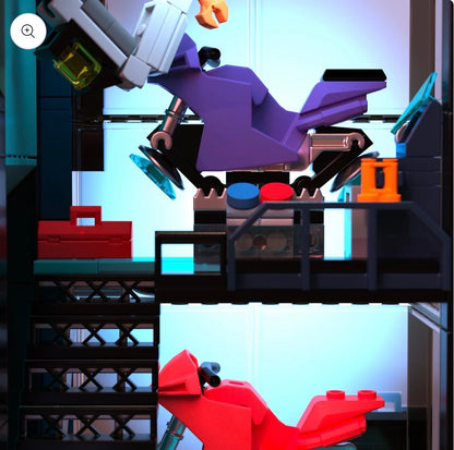 IAMBRICK Cyber Repair City – 2.098 Teile