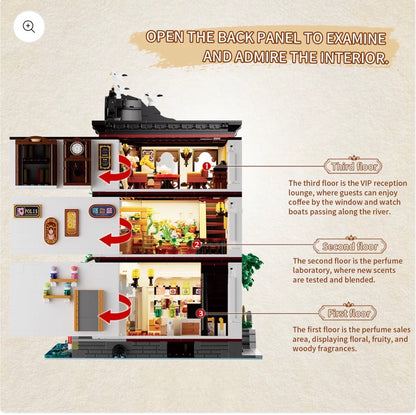 I AM BRICK 40102 Riverside Perfume Shop – 2.771 Teile